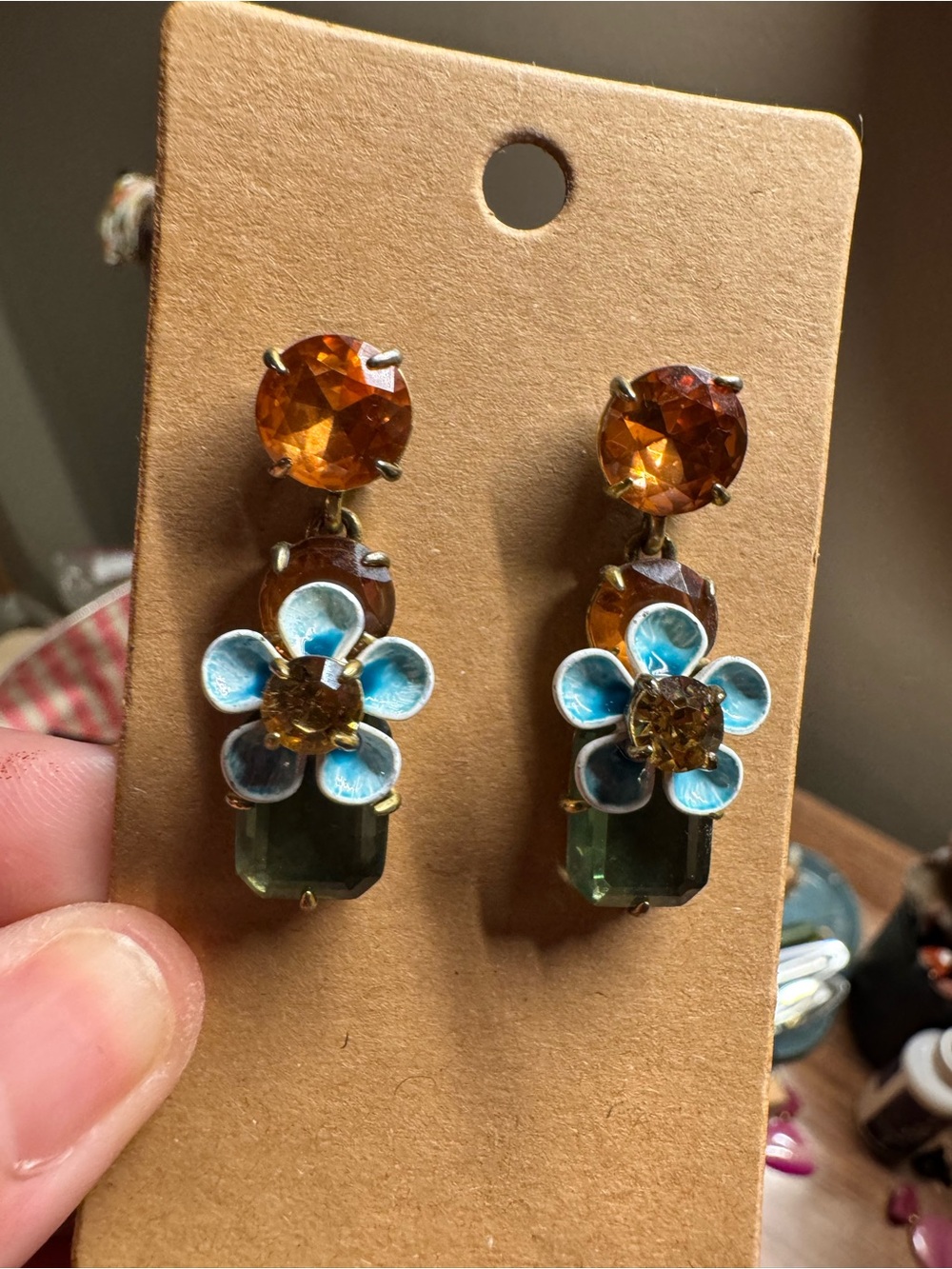 Rare JCrew crystal earrings